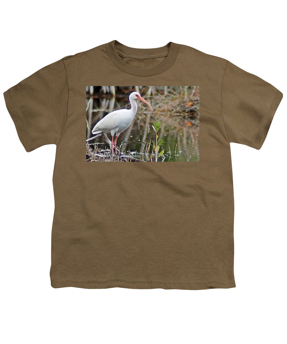 Ibis Youth T-Shirt featuring the photograph Ibis 1 by Joe Faherty