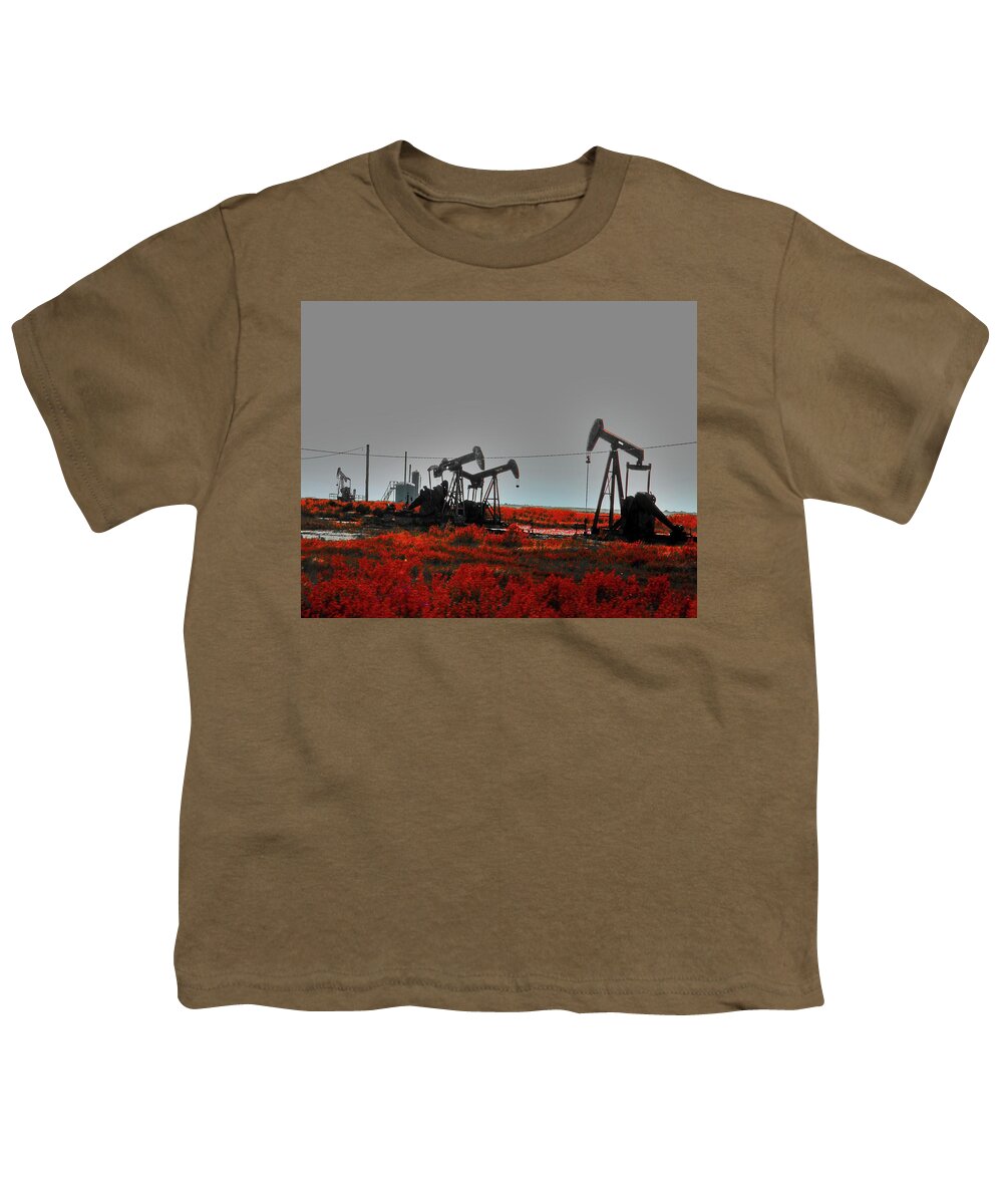 Oil Youth T-Shirt featuring the digital art Killing Ground by Lizi Beard-Ward