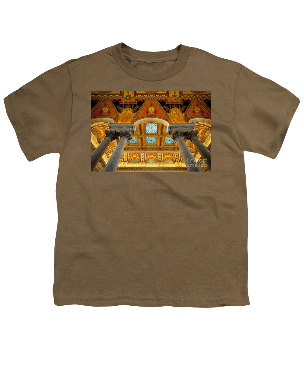 Library Of Congress Youth T-Shirt featuring the photograph Library of Congress by Brian Jannsen