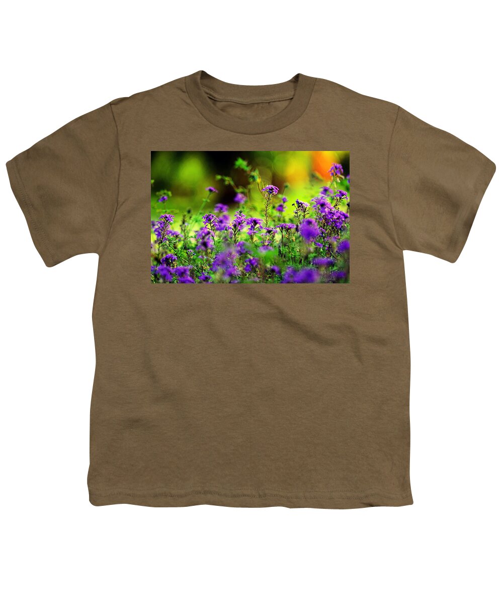 Flowers Youth T-Shirt featuring the photograph One Touch of Nature by Melanie Moraga