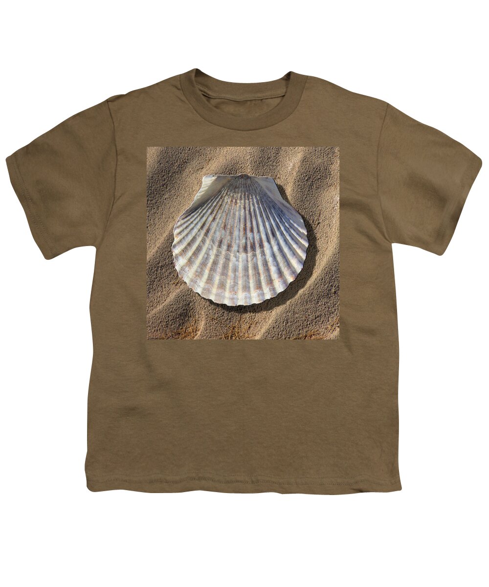 Sea Shell Youth T-Shirt featuring the photograph Sea Shell 2 by Mike McGlothlen