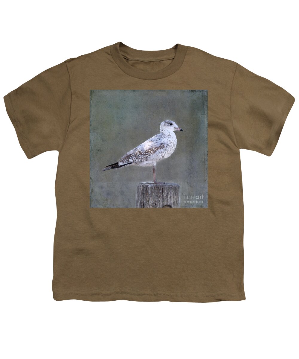 Seagull Youth T-Shirt featuring the photograph Seagull by Betty LaRue