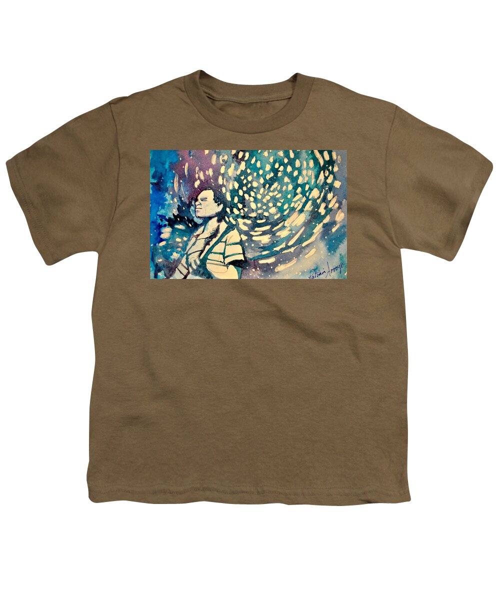 Umphrey's Mcgee Youth T-Shirt featuring the painting The Um Swirl by Patricia Arroyo