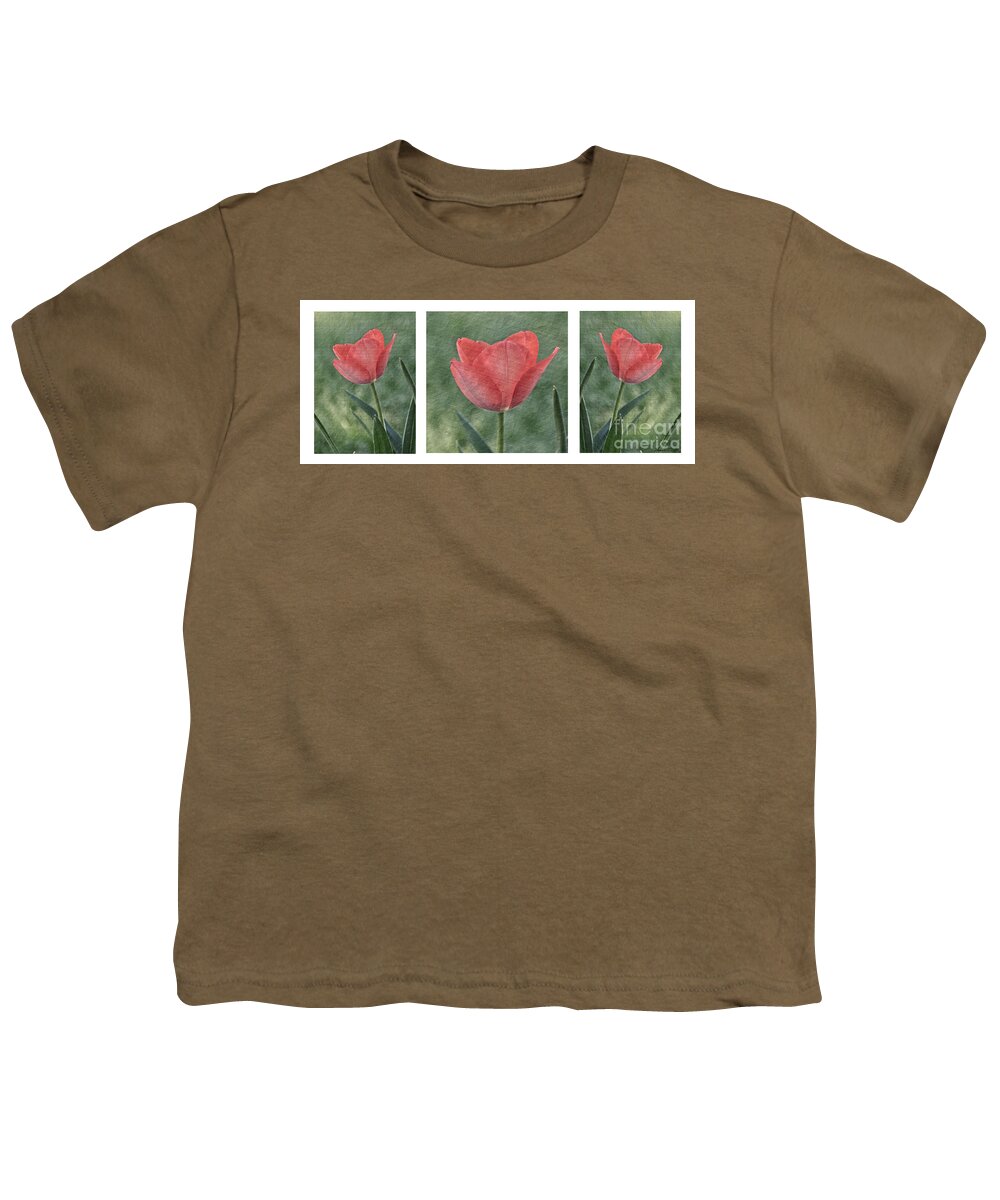 Tulips Youth T-Shirt featuring the photograph Tulip Trio by Susan Cliett