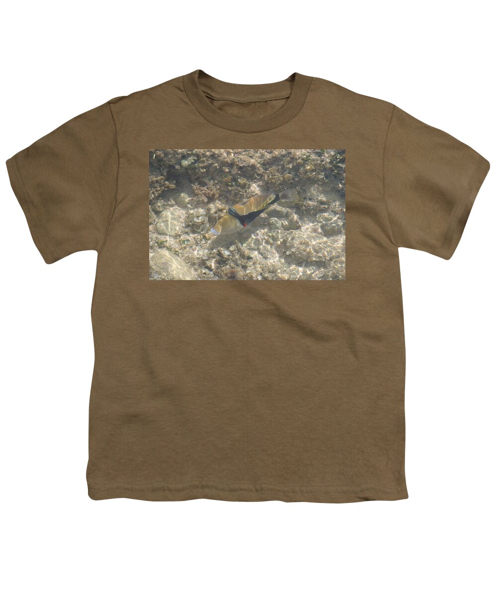 Hawaii Youth T-Shirt featuring the photograph Waiting for the Tide by Anthony Trillo