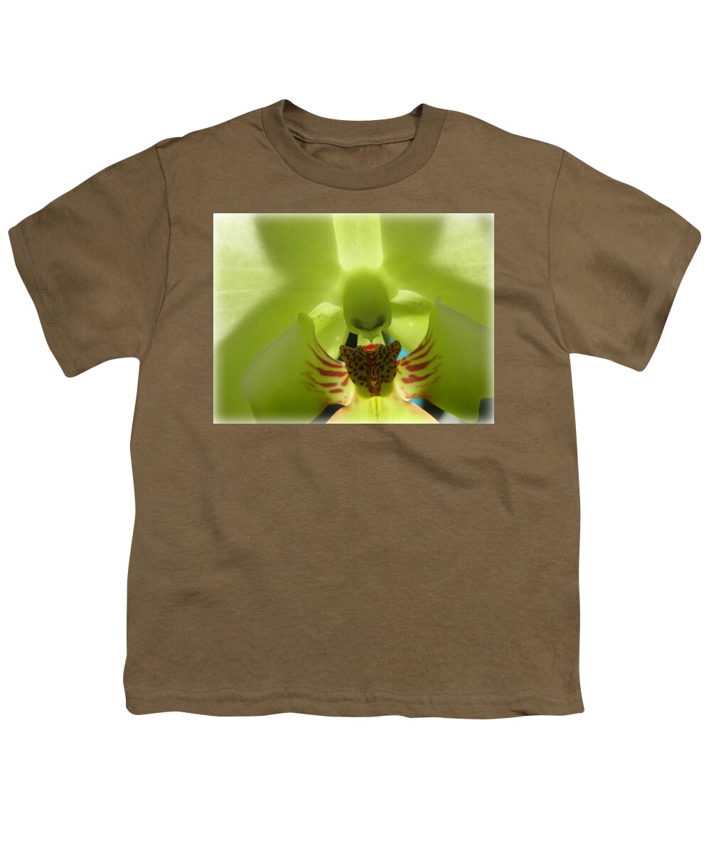 Orchid Youth T-Shirt featuring the photograph Winged Orchid by Kim Galluzzo