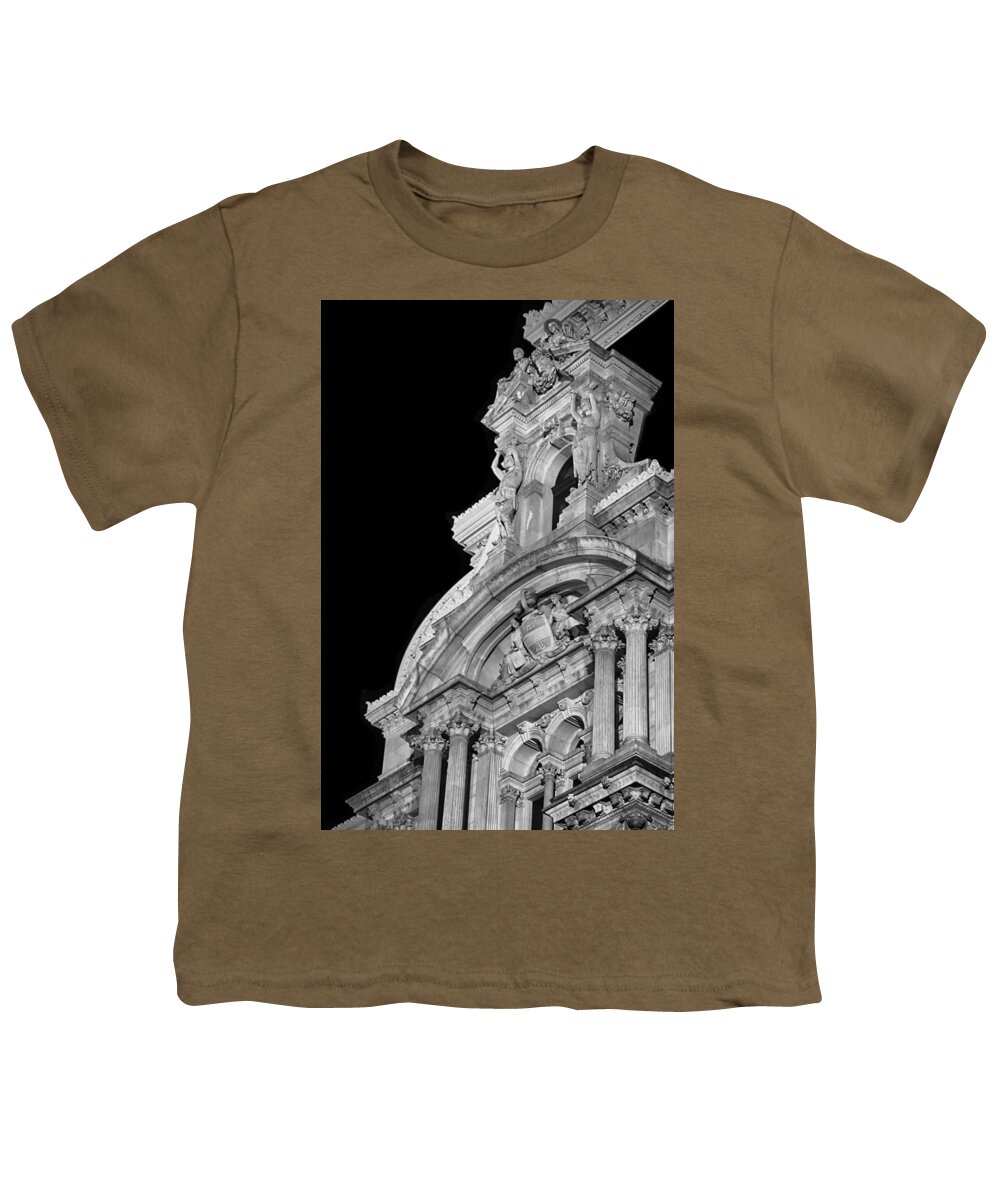 Philadelphia Youth T-Shirt featuring the photograph Details of Philadelphia #1 by Scott Wyatt