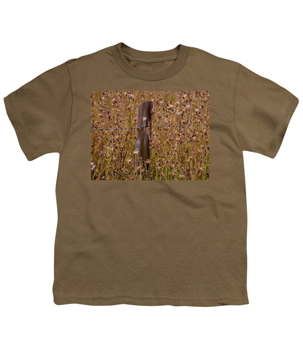 Fence Youth T-Shirt featuring the photograph Fenced In #1 by Derek Dean