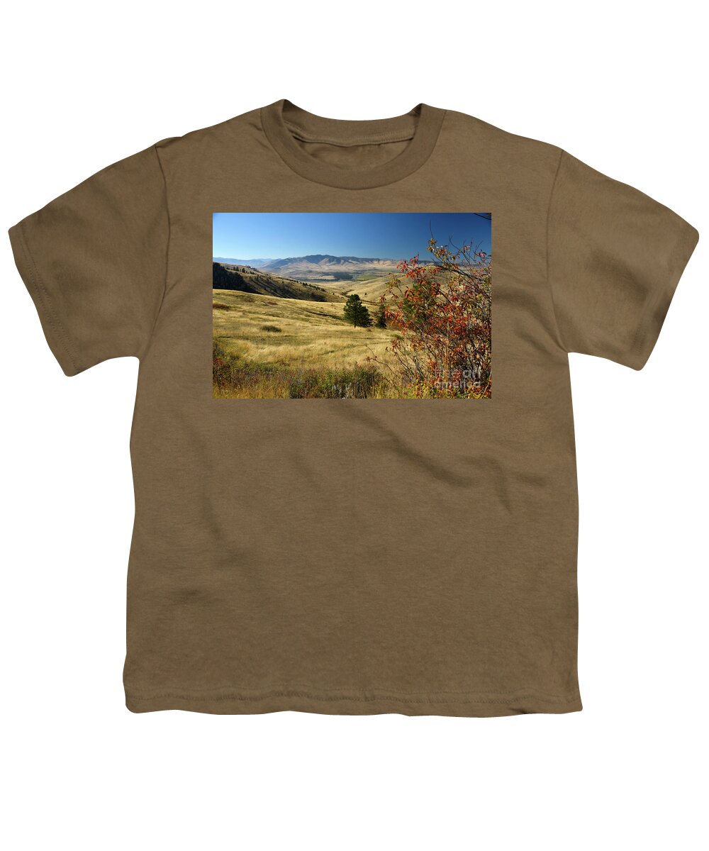 National Bison Range Youth T-Shirt featuring the photograph National Bison Range #2 by Cindy Murphy - NightVisions