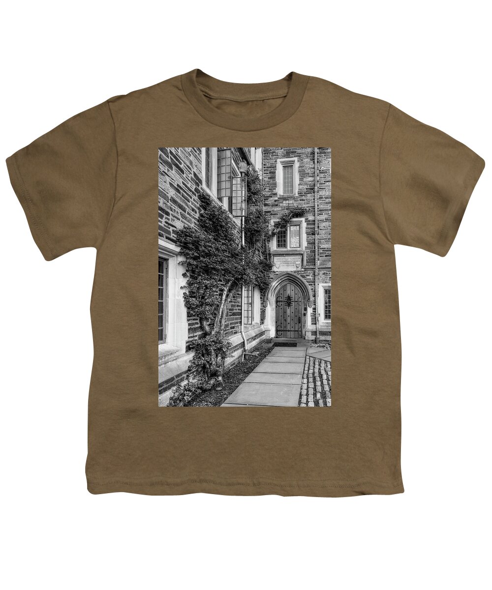 Princeton University Youth T-Shirt featuring the photograph Princeton University Foulke Hall II #1 by Susan Candelario