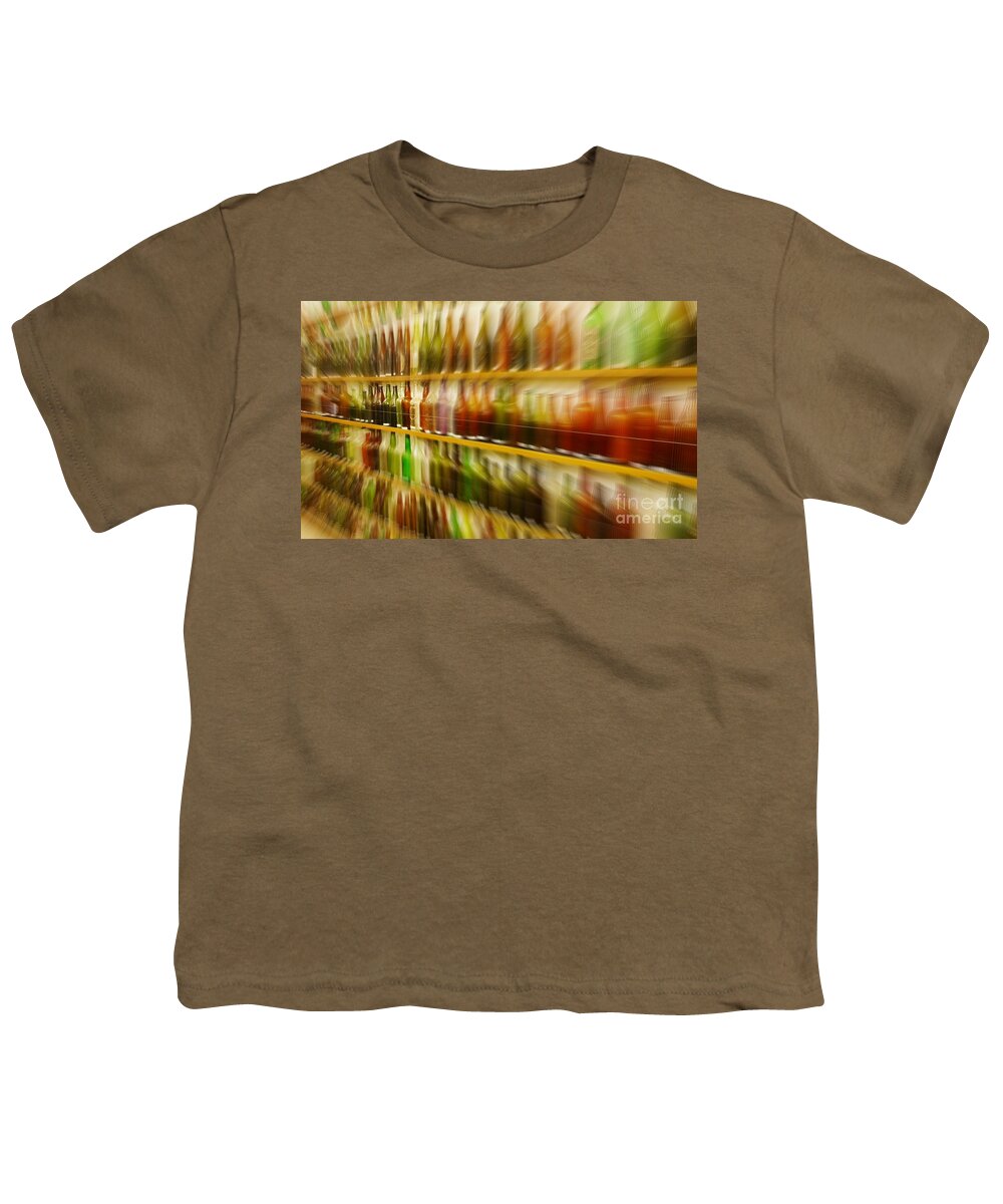 Retired Bottles Collection Series By Lexa Harpell. Youth T-Shirt featuring the photograph Retired Bottles Series #7 #1 by Lexa Harpell