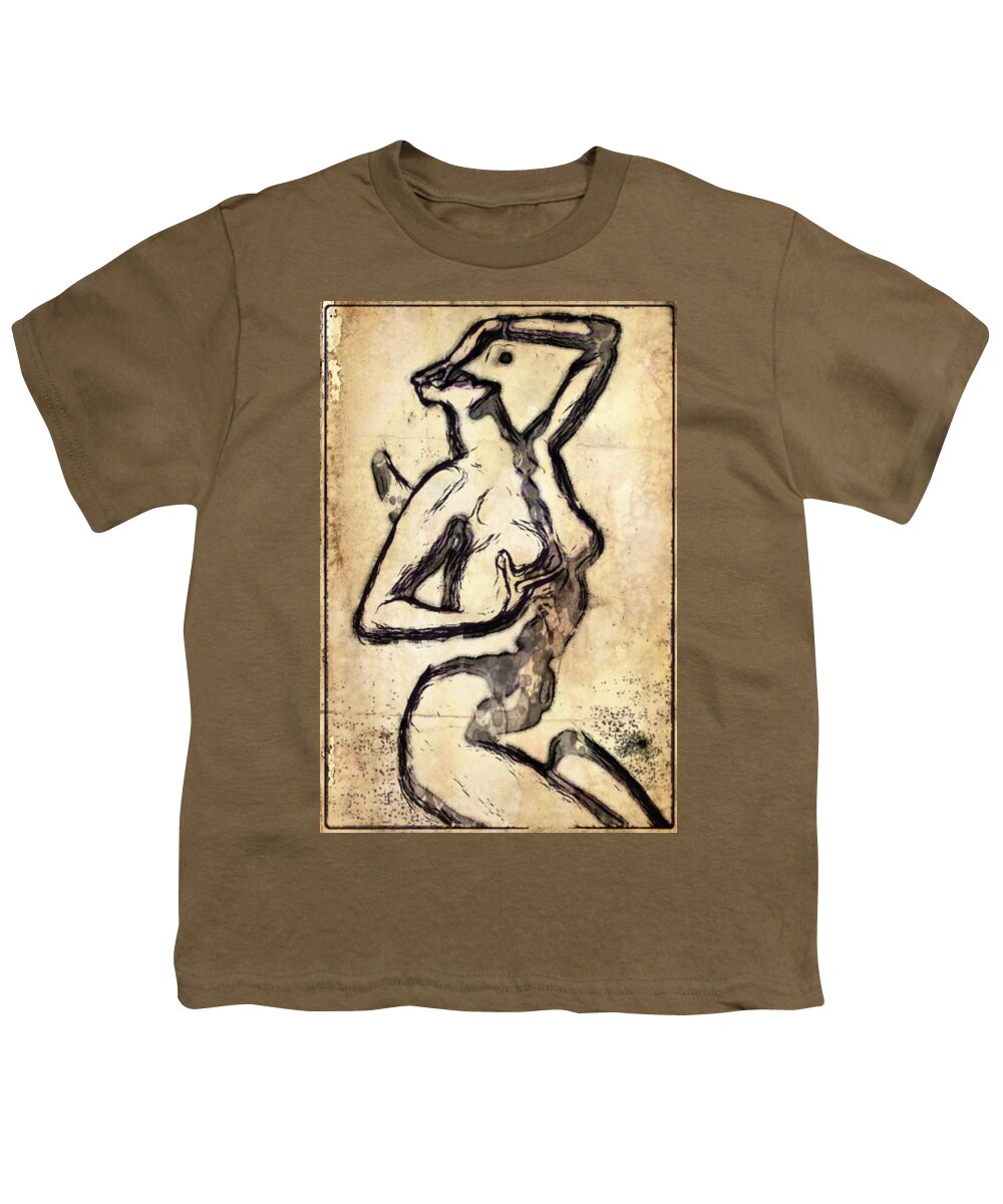 Vintage Erotica by Mary Bassett Youth T-Shirt by Esoterica Art Agency picture