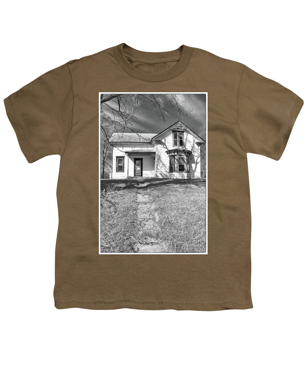 Barn Youth T-Shirt featuring the photograph Visiting the Old Homestead by Guy Whiteley