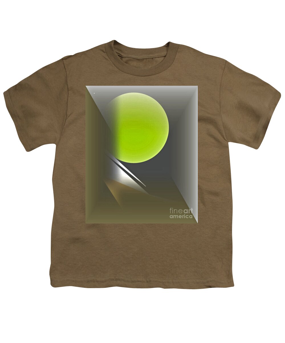 Abstract Youth T-Shirt featuring the digital art 1235-3 2016 by John Krakora