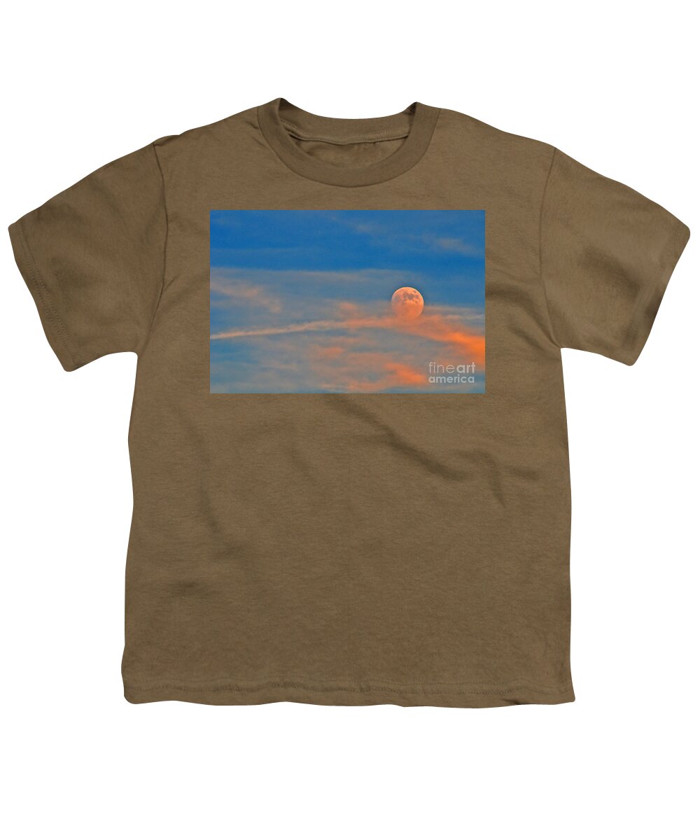 Moon Youth T-Shirt featuring the photograph 14- Moonfire by Joseph Keane