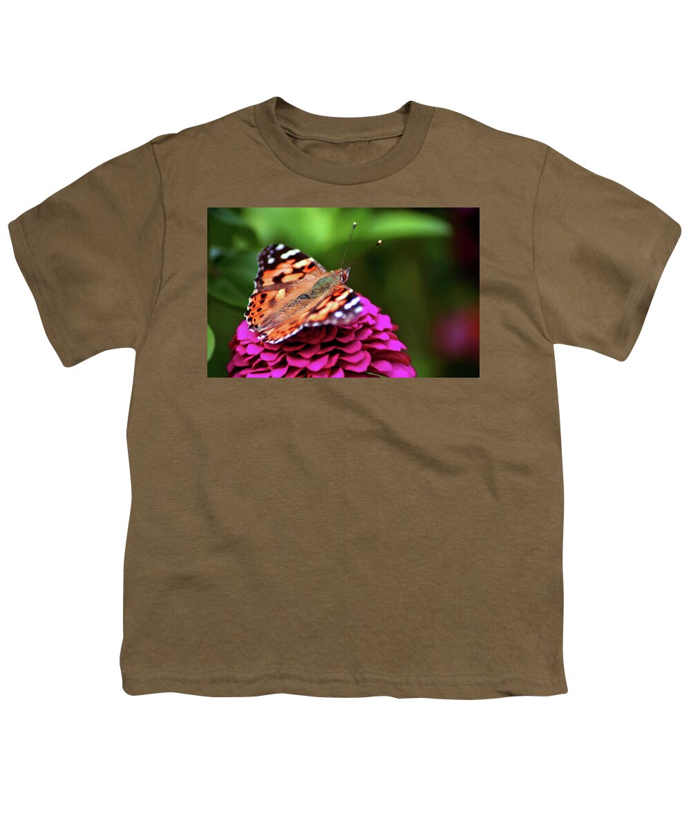Butterfly Youth T-Shirt featuring the digital art Butterfly #15 by Super Lovely