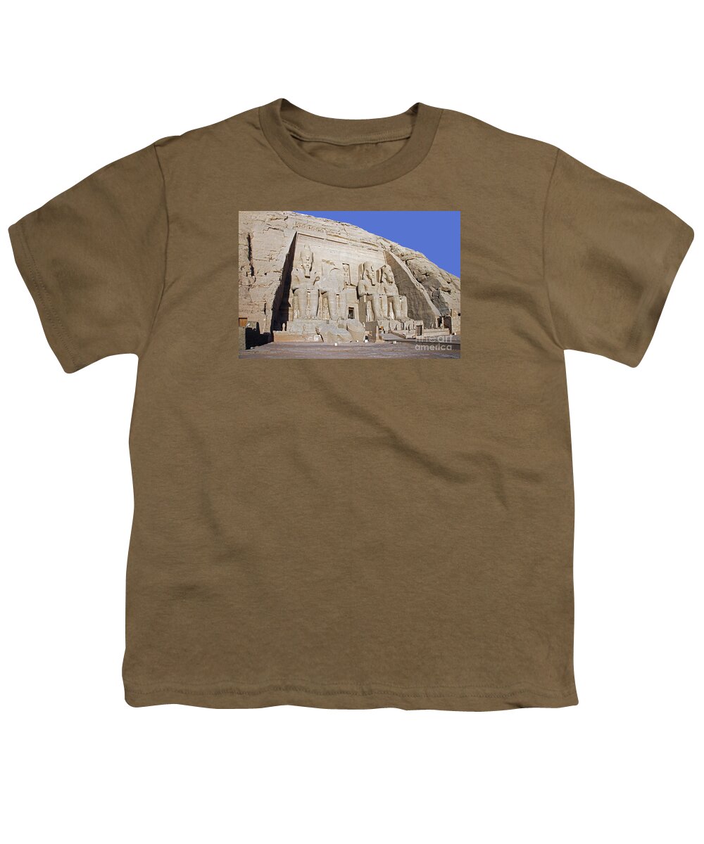 Abu Simbel Youth T-Shirt featuring the photograph 151221p163 by Arterra Picture Library