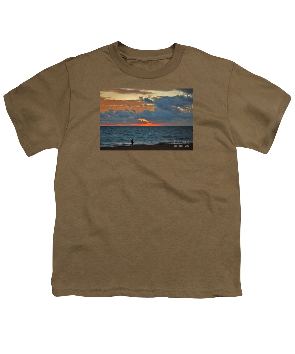 Sunrise Youth T-Shirt featuring the photograph 17- Sunrise Treasure Hunt by Joseph Keane