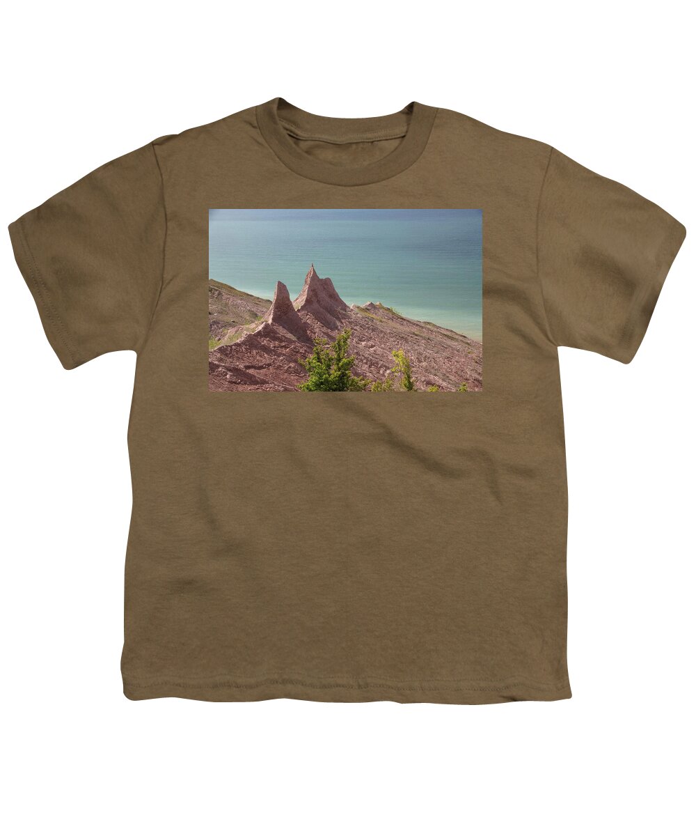 Fairhaven Beach Youth T-Shirt featuring the photograph Chimney Bluffs #2 by Susan Jensen