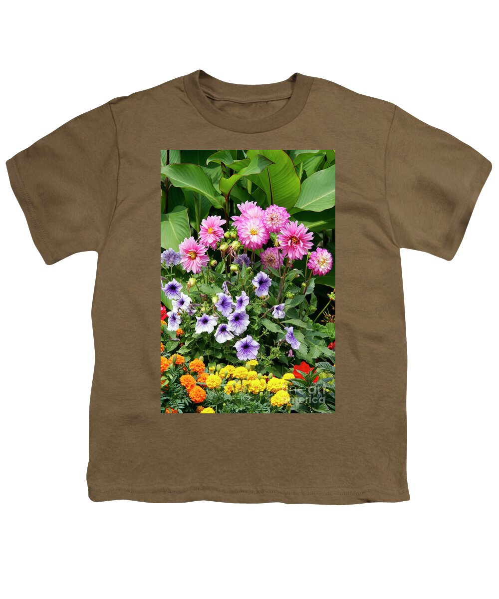 Bouquet Youth T-Shirt featuring the photograph Blossoming flowers #4 by Michal Boubin