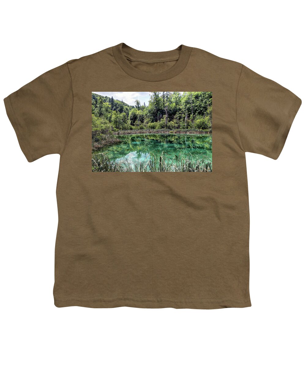 Plitvice Lakes National Park Croatia Youth T-Shirt featuring the photograph Plitvice Lakes National Park Croatia #38 by Paul James Bannerman