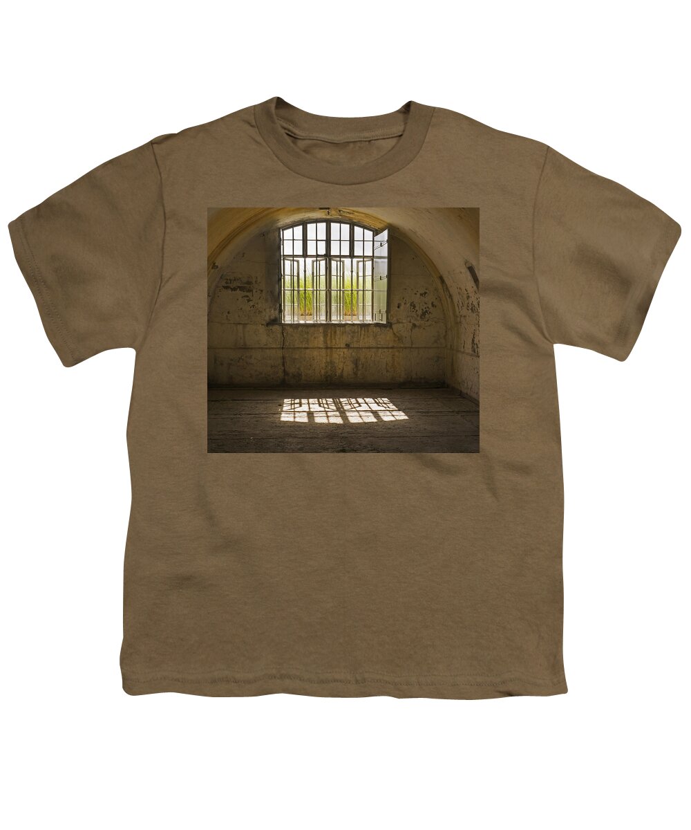 Window Youth T-Shirt featuring the photograph Light and Shadow #4 by Inge Riis McDonald