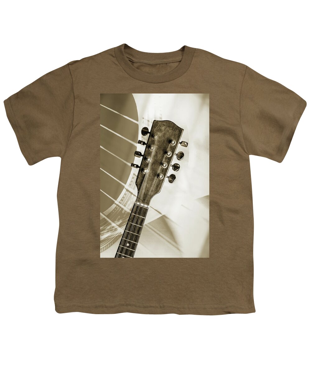 Framus Mandolin Youth T-Shirt featuring the photograph 56.1845 Framus Mandolin #561845 by M K Miller