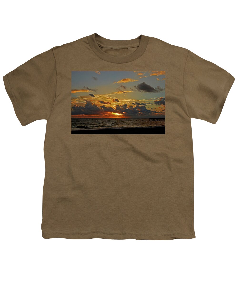 Sunrise Youth T-Shirt featuring the photograph 6- Juno Beach by Joseph Keane