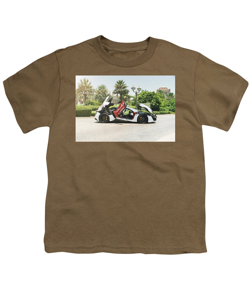 Lykan Hypersport Youth T-Shirt featuring the photograph Lykan Hypersport #6 by Jackie Russo