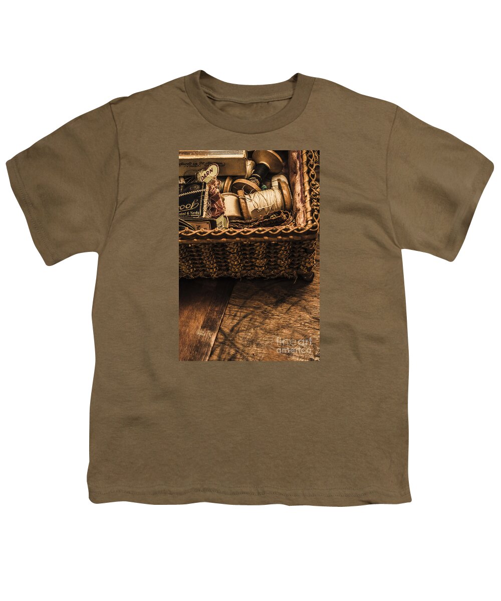 Sewing Youth T-Shirt featuring the photograph A stitch in time by Jorgo Photography
