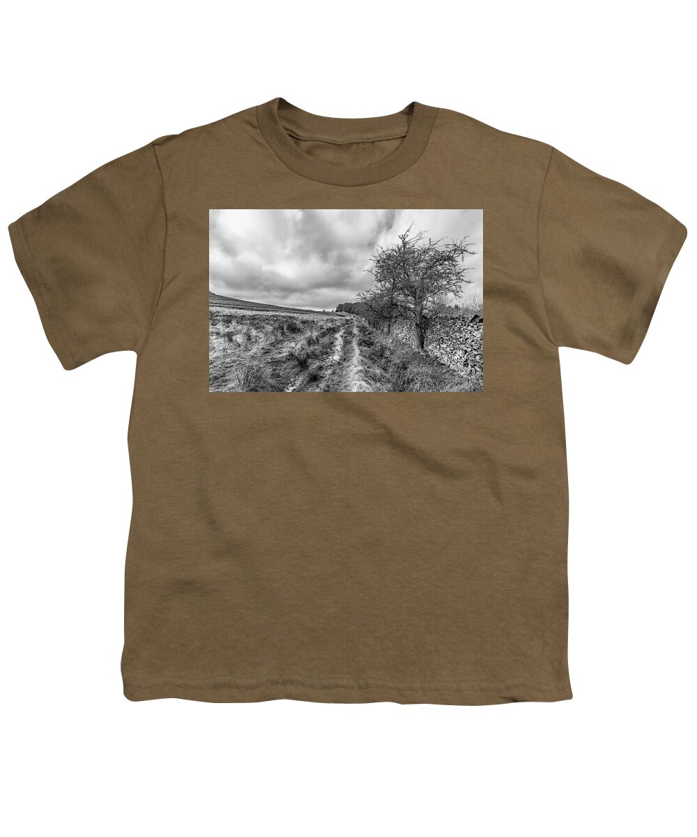 Winter Youth T-Shirt featuring the photograph A Winter Track by Nick Bywater