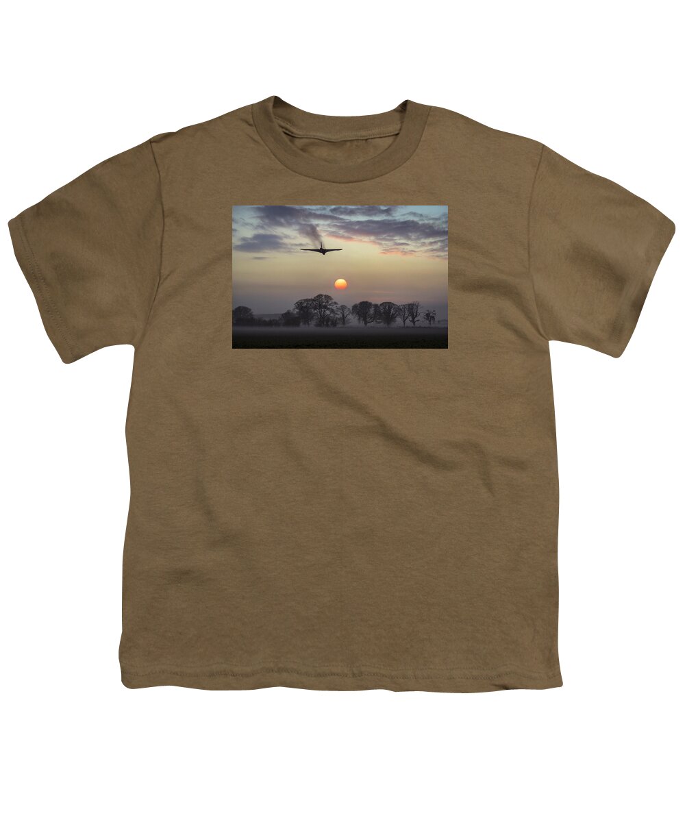 Avro Vulcan Youth T-Shirt featuring the photograph And finally by Gary Eason