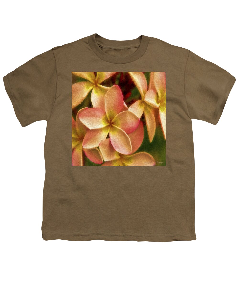 Plumeria Youth T-Shirt featuring the photograph Angel in Bloom by John A Rodriguez