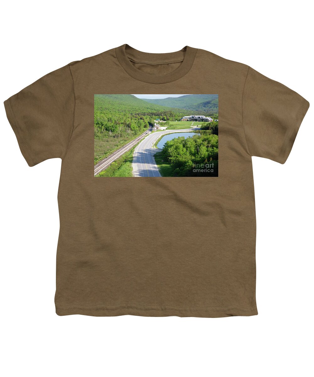 White Mountain National Forest Youth T-Shirt featuring the photograph Appalachian Mountain Club Highland Center - White Mountains, New Hampshire #1 by Erin Paul Donovan
