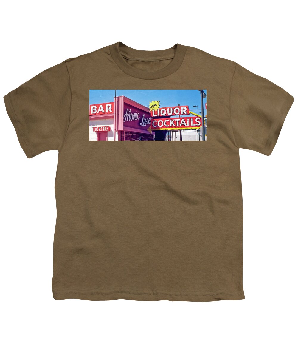 Film Youth T-Shirt featuring the photograph Atomic Liquors by Matthew Bamberg