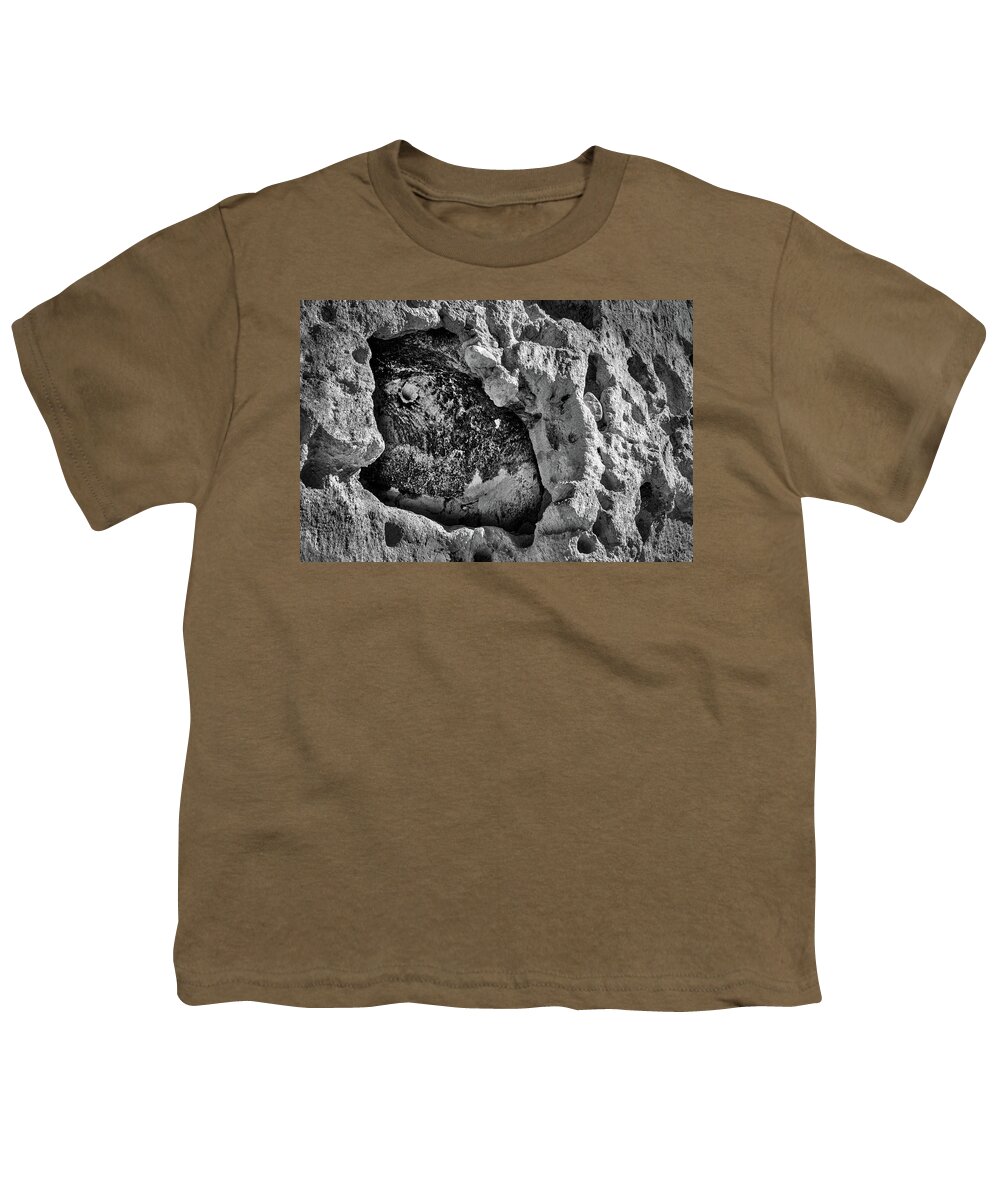 Bandelier Youth T-Shirt featuring the photograph Bandelier Cave Room by Stuart Litoff