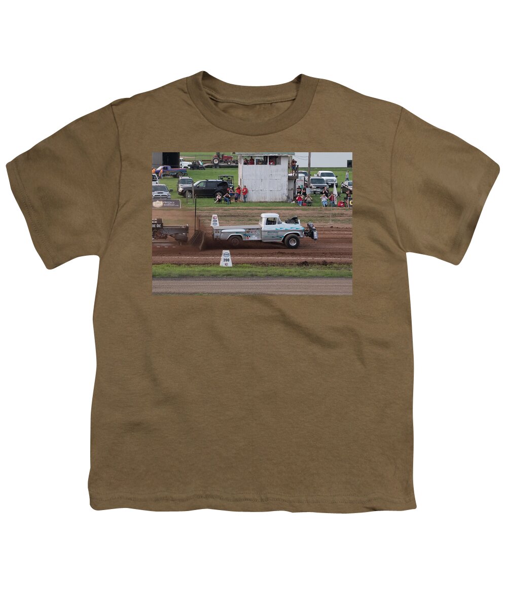 Truck Youth T-Shirt featuring the photograph Live Wire by Holden The Moment