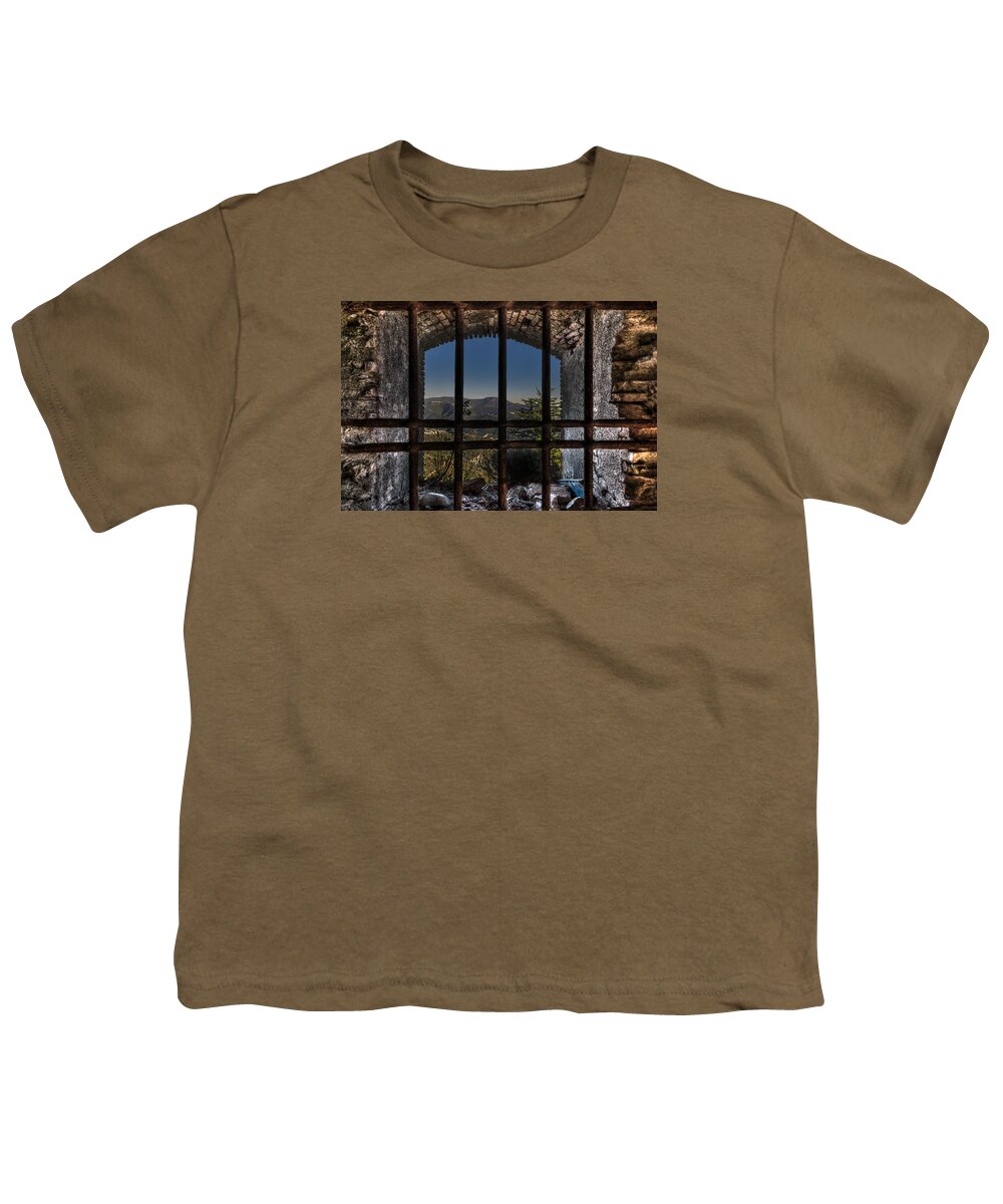 Genoa Forts Youth T-Shirt featuring the photograph Behind Bars - Dietro Le Sbarre by Enrico Pelos