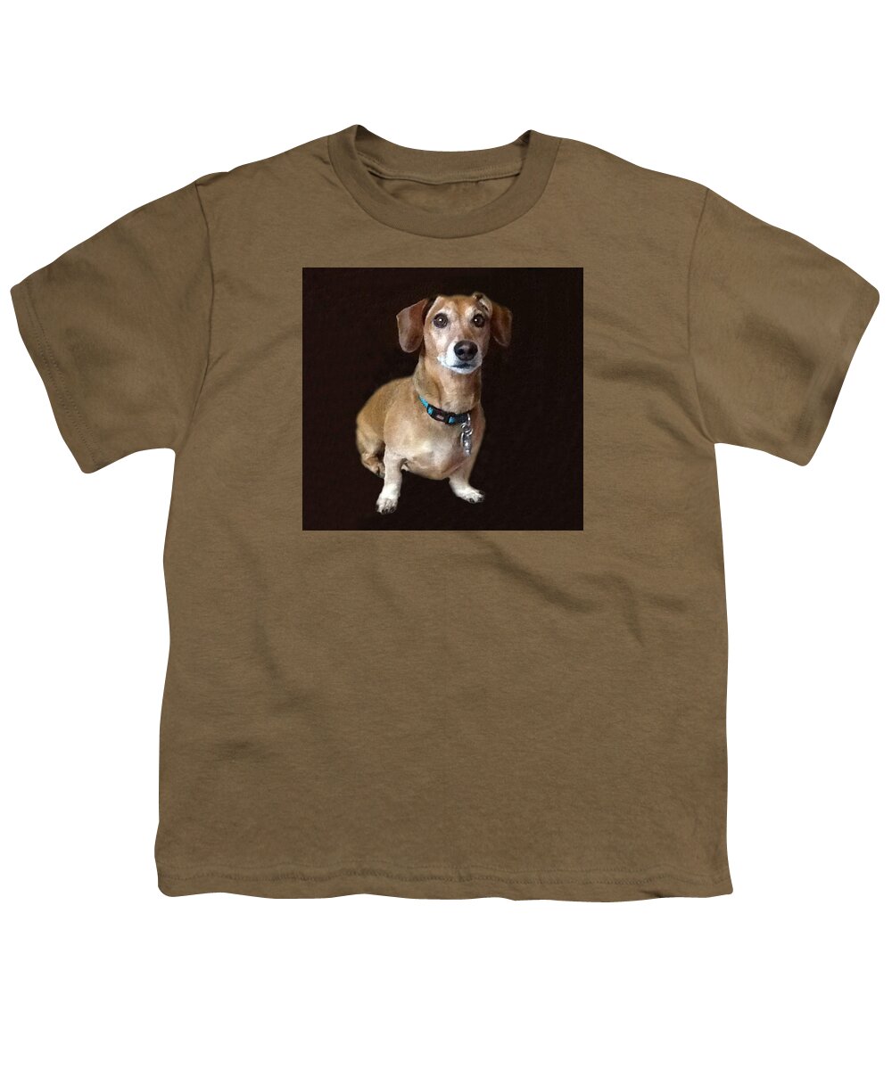 Dog Youth T-Shirt featuring the photograph Ben and Sharon Friend by Fortunate Findings Shirley Dickerson