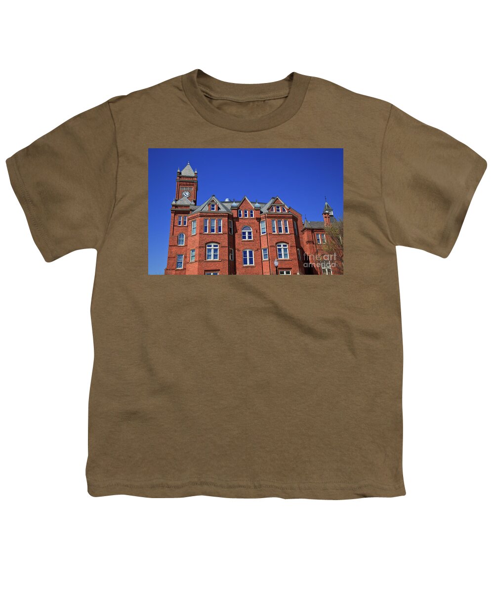 Johnson C Smith Youth T-Shirt featuring the photograph Biddle Hall by Jill Lang