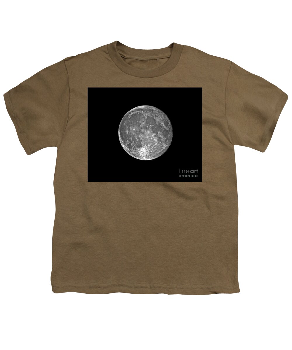 Moon Youth T-Shirt featuring the photograph Blue Moon 07/31/2015 by Frank Larkin
