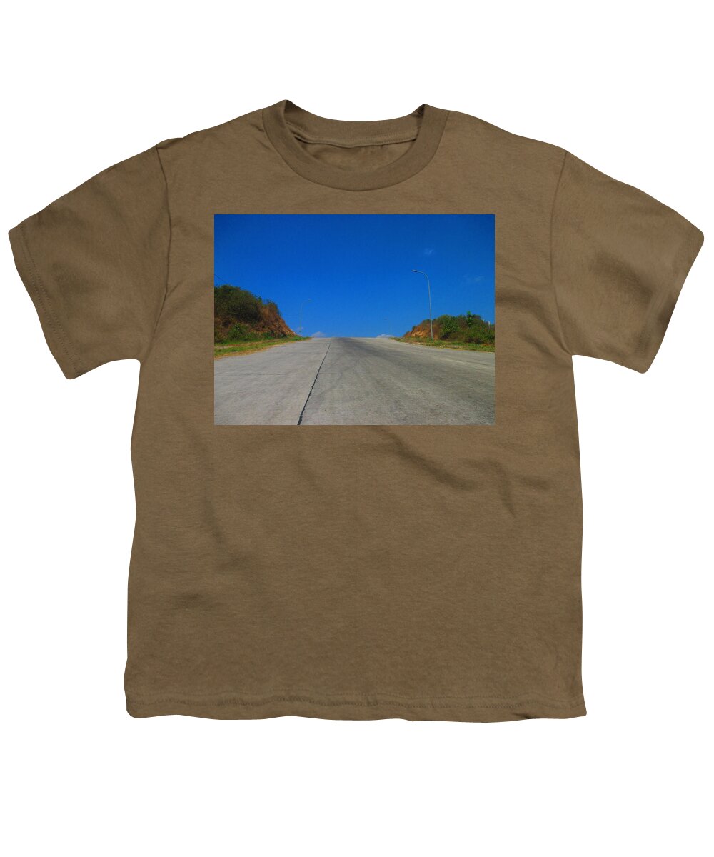 Blue Youth T-Shirt featuring the photograph Blue Sky by Dani Awaludin