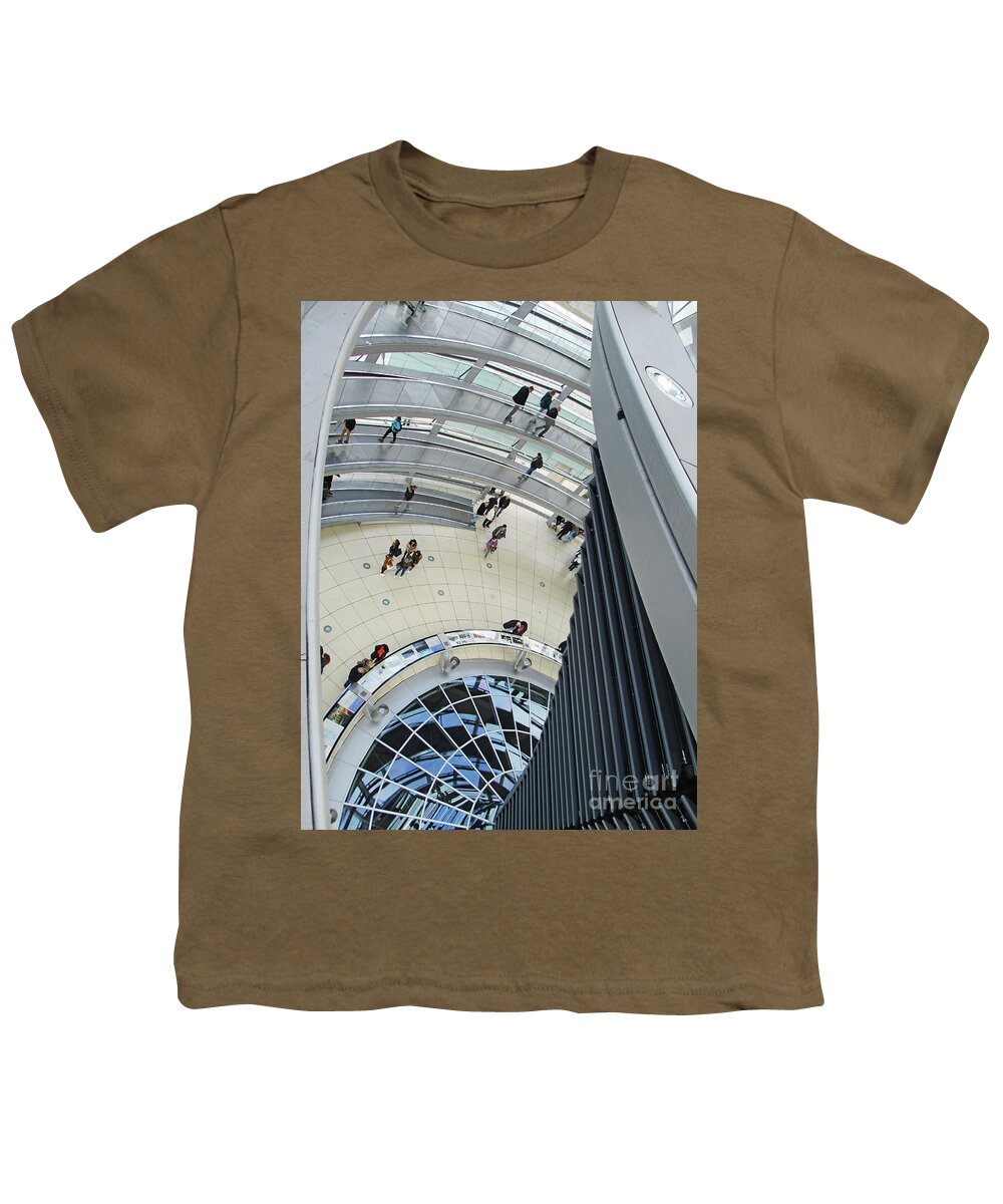 Bundestag Youth T-Shirt featuring the photograph Bundestag 25 by Randall Weidner