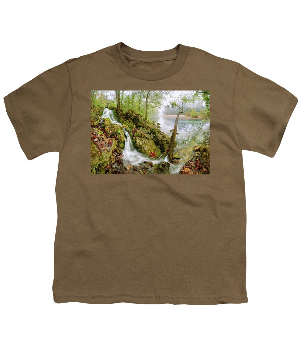 Spring Youth T-Shirt featuring the photograph Burnt Mill Spring by Robert Charity
