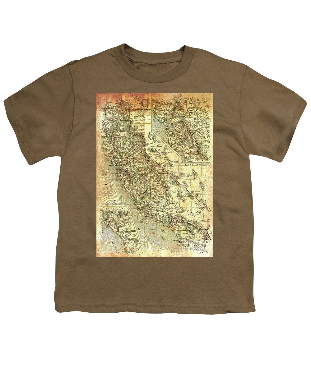 California Youth T-Shirt featuring the photograph California 1895 by Steven Parker