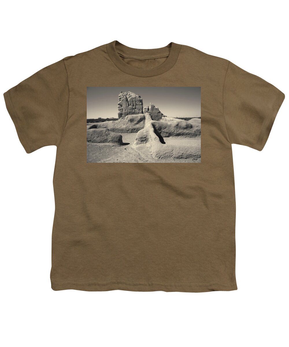 Casa Youth T-Shirt featuring the photograph Casa Grande I Toned by David Gordon