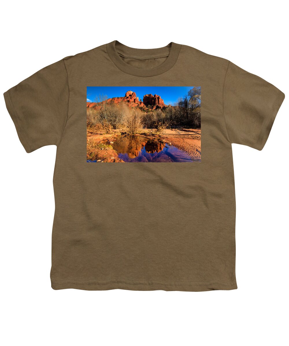 Cathedral Rock Youth T-Shirt featuring the photograph Cathedral Rock 3 by Ben Graham