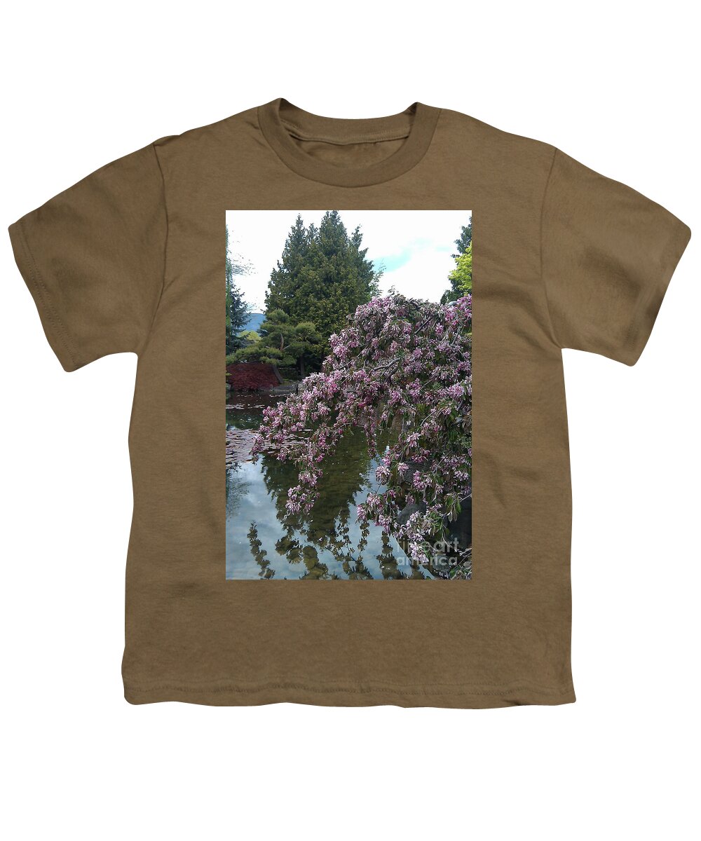 Japanese Youth T-Shirt featuring the photograph Cherry Blossom by Mary Mikawoz