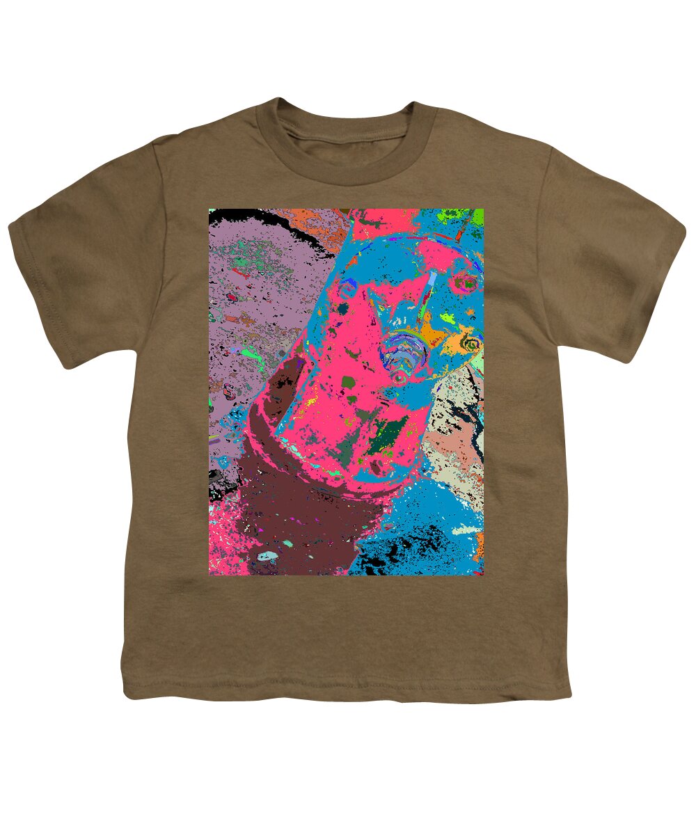 Colorfication Skid Row Water Youth T-Shirt featuring the photograph Colorfication Skid Row Water 5 by Kenneth James