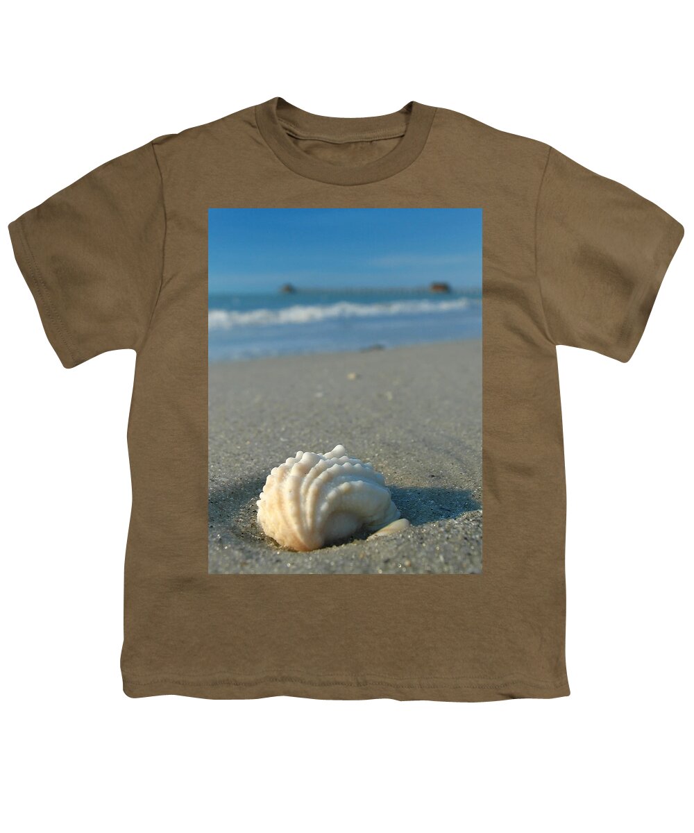 Beach Youth T-Shirt featuring the photograph Conch Shell by Juergen Roth